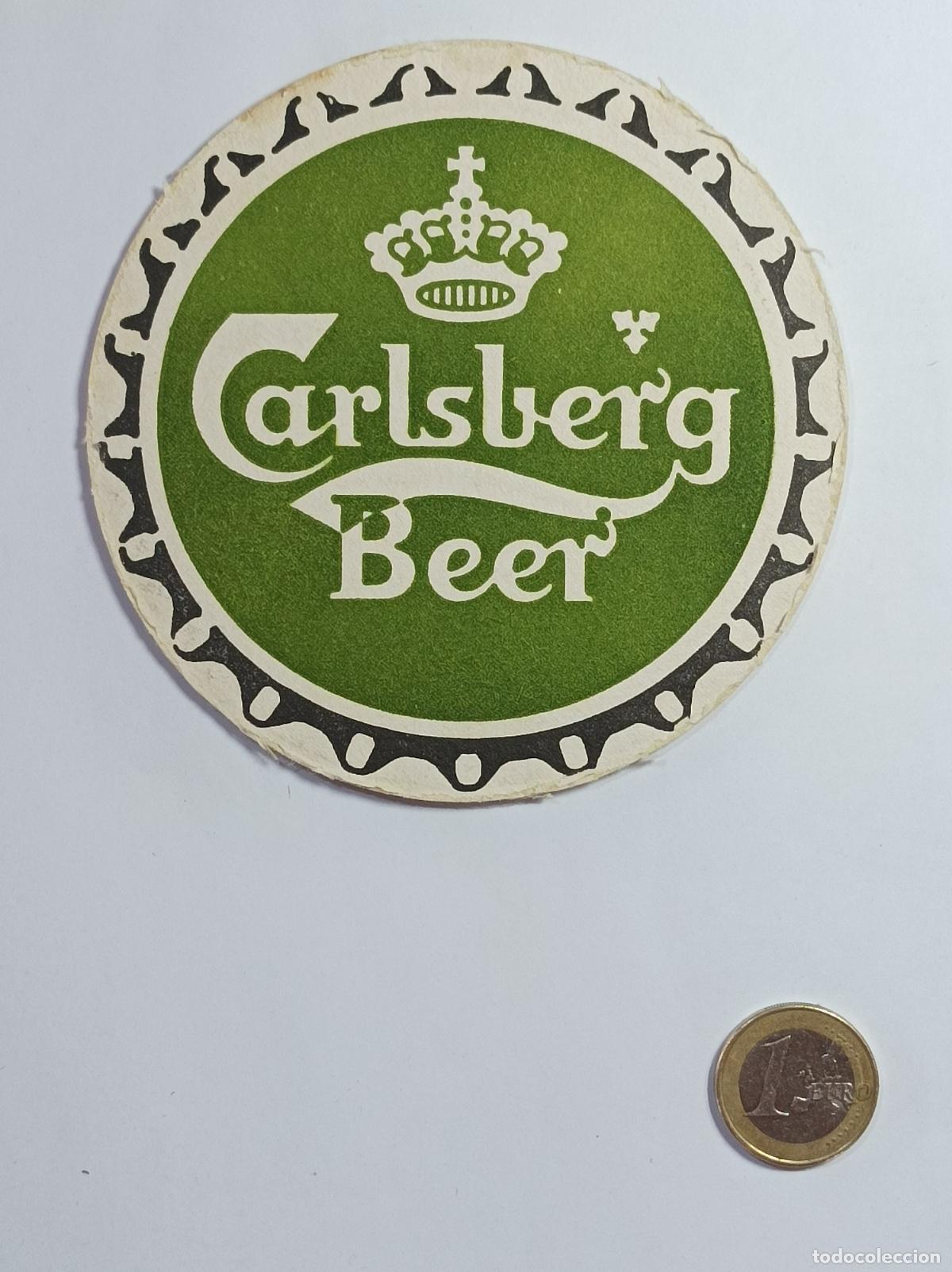 Vintage: CARLSBERG. POSAVASOS CERVEZA PUBLICIDAD.