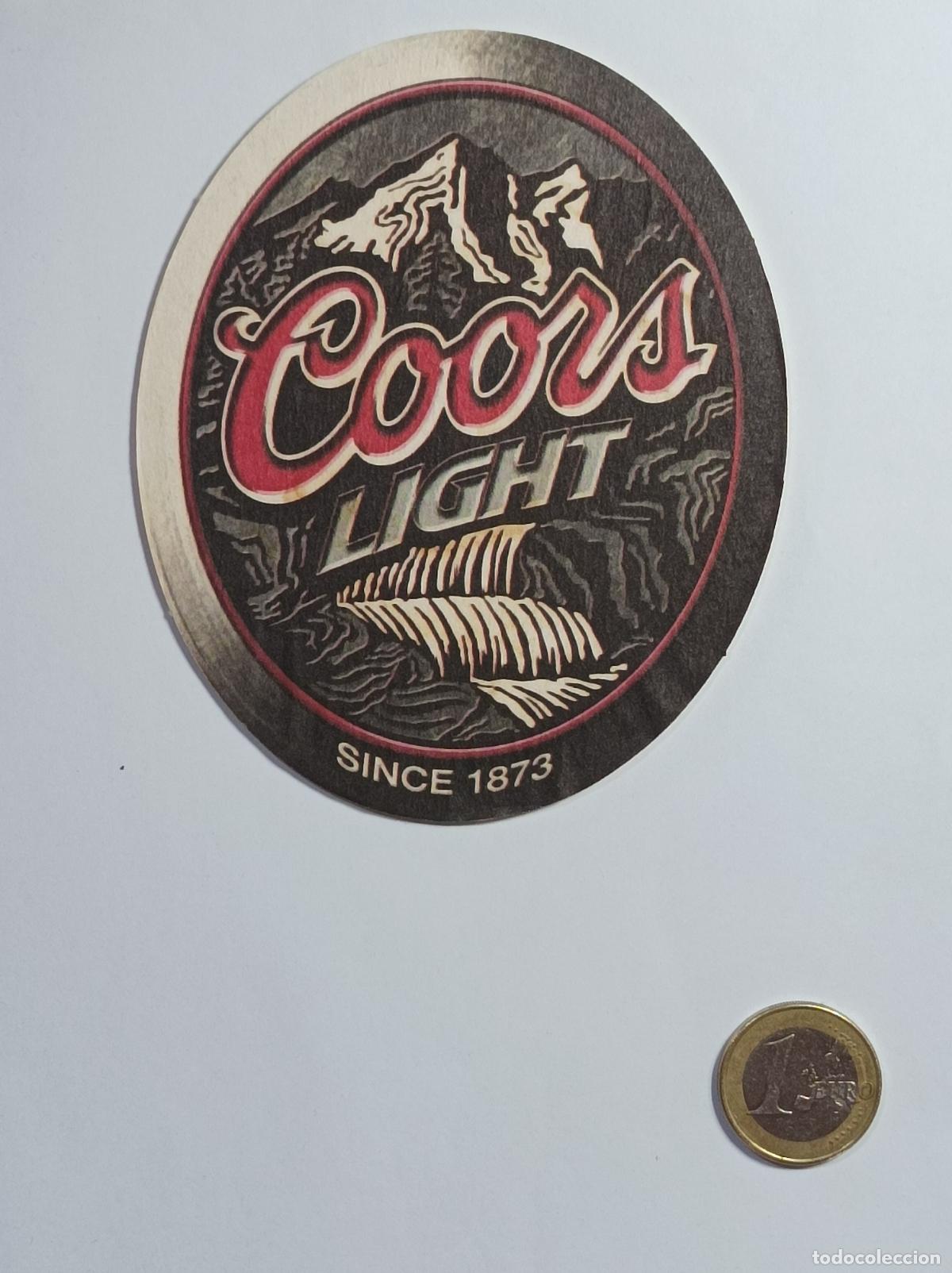 Vintage: COORS LIGHT. POSAVASOS CERVEZA PUBLICIDAD.
