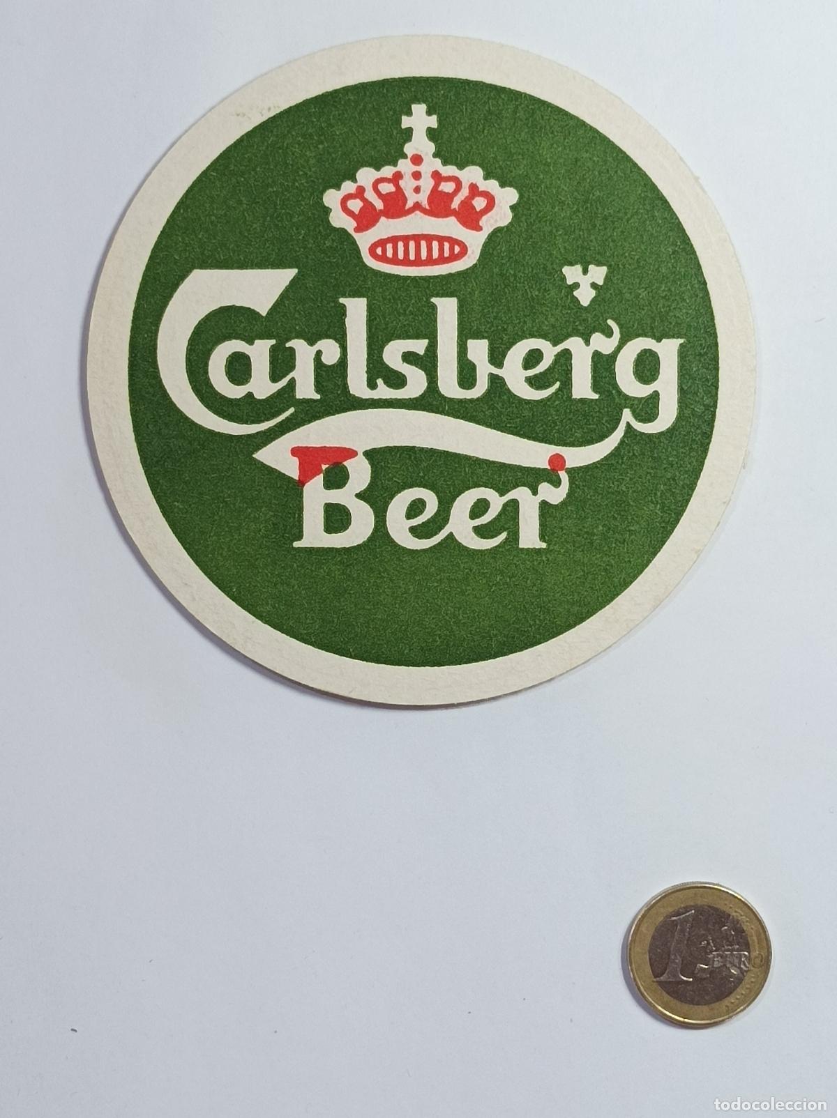 Vintage: CARLSBERG. POSAVASOS CERVEZA PUBLICIDAD.