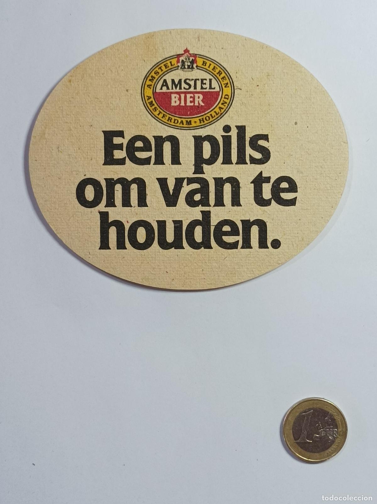 Vintage: AMSTEL. POSAVASOS CERVEZA PUBLICIDAD.