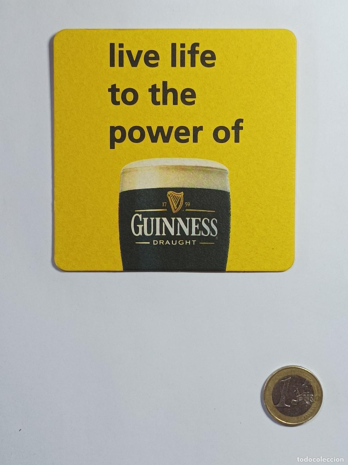 Vintage: GUINNESS. POSAVASOS CERVEZA PUBLICIDAD.