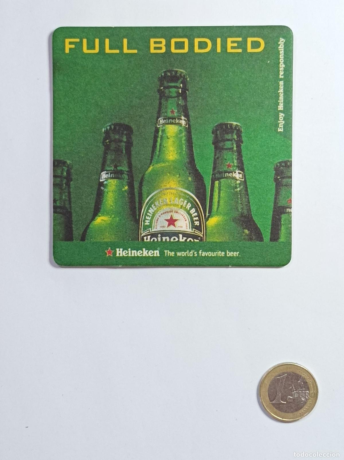 Vintage: HEINEKEN. POSAVASOS CERVEZA PUBLICIDAD.