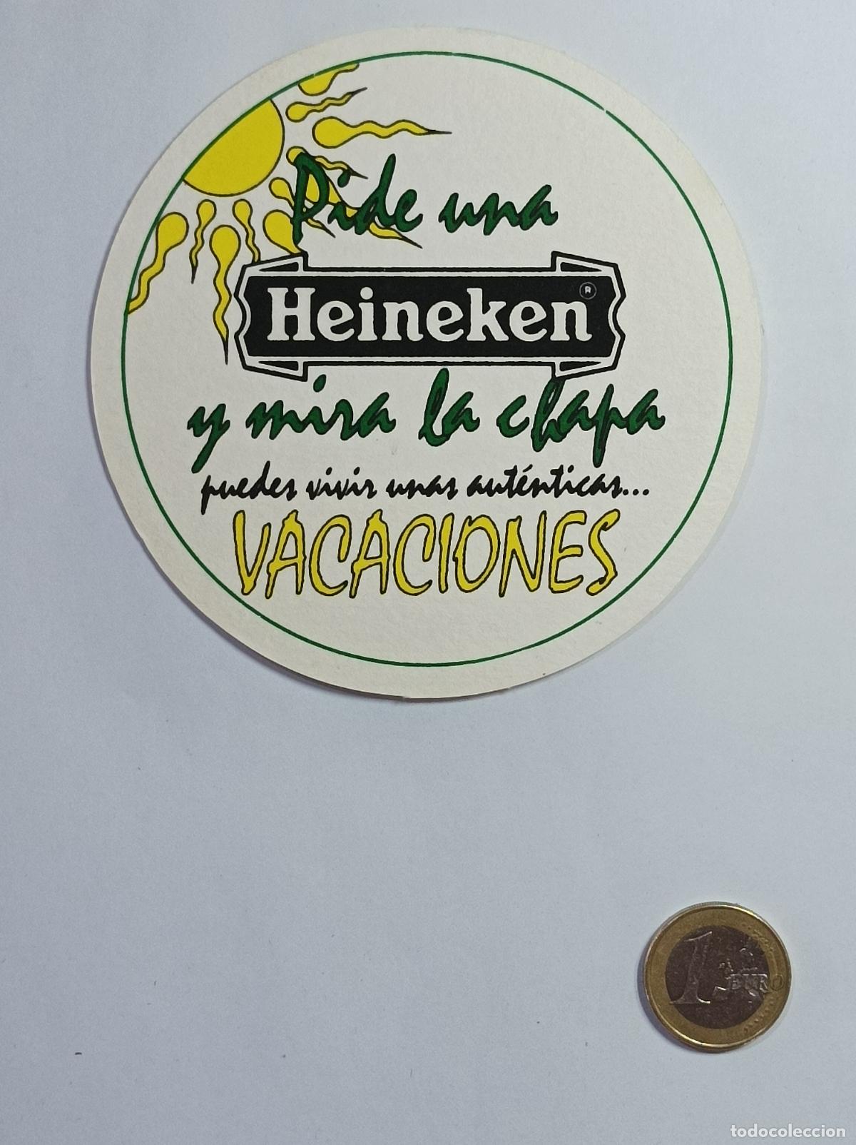 Vintage: HEINEKEN. POSAVASOS CERVEZA PUBLICIDAD.