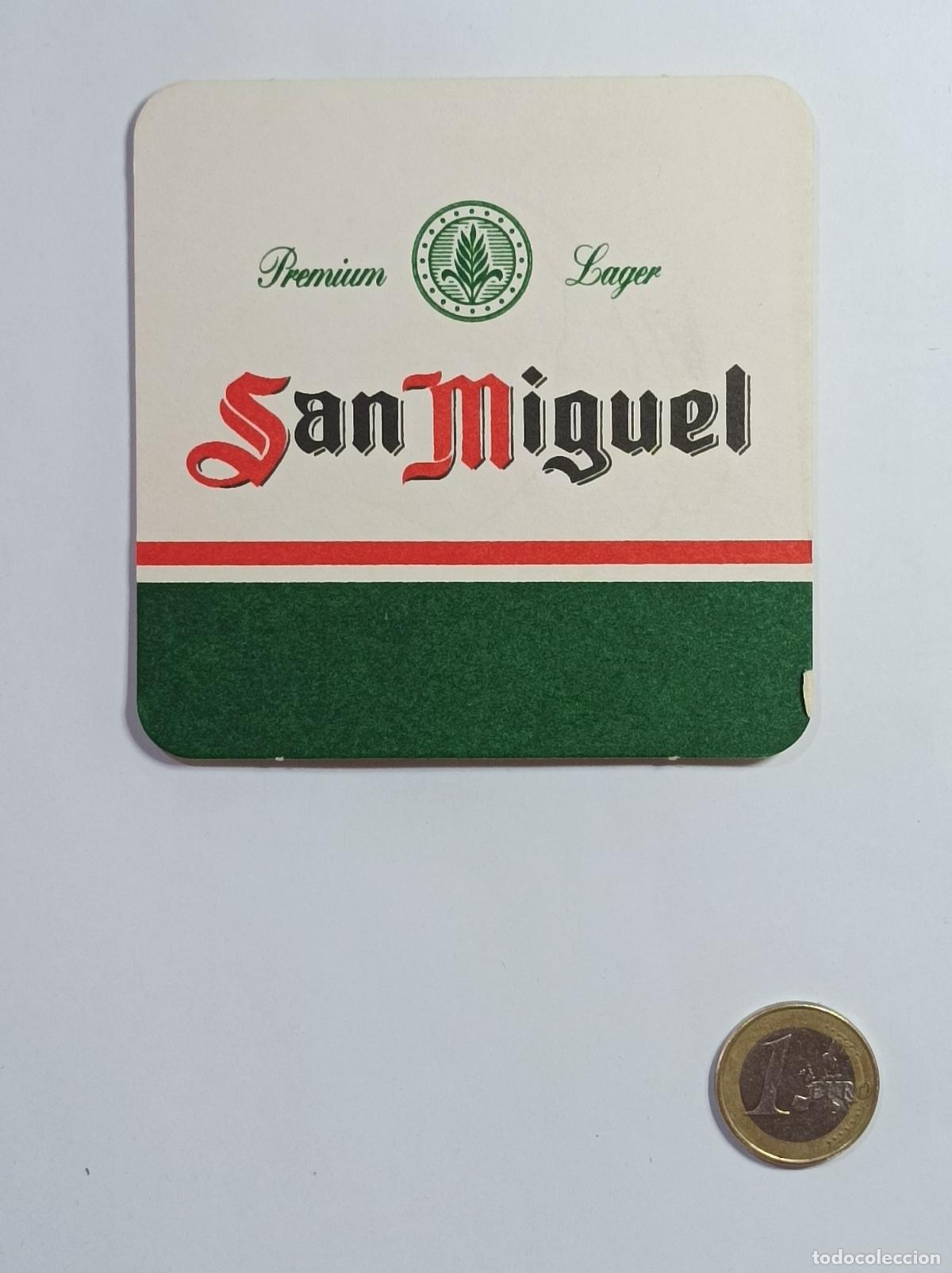 Vintage: SAN MIGUEL. POSAVASOS CERVEZA PUBLICIDAD.