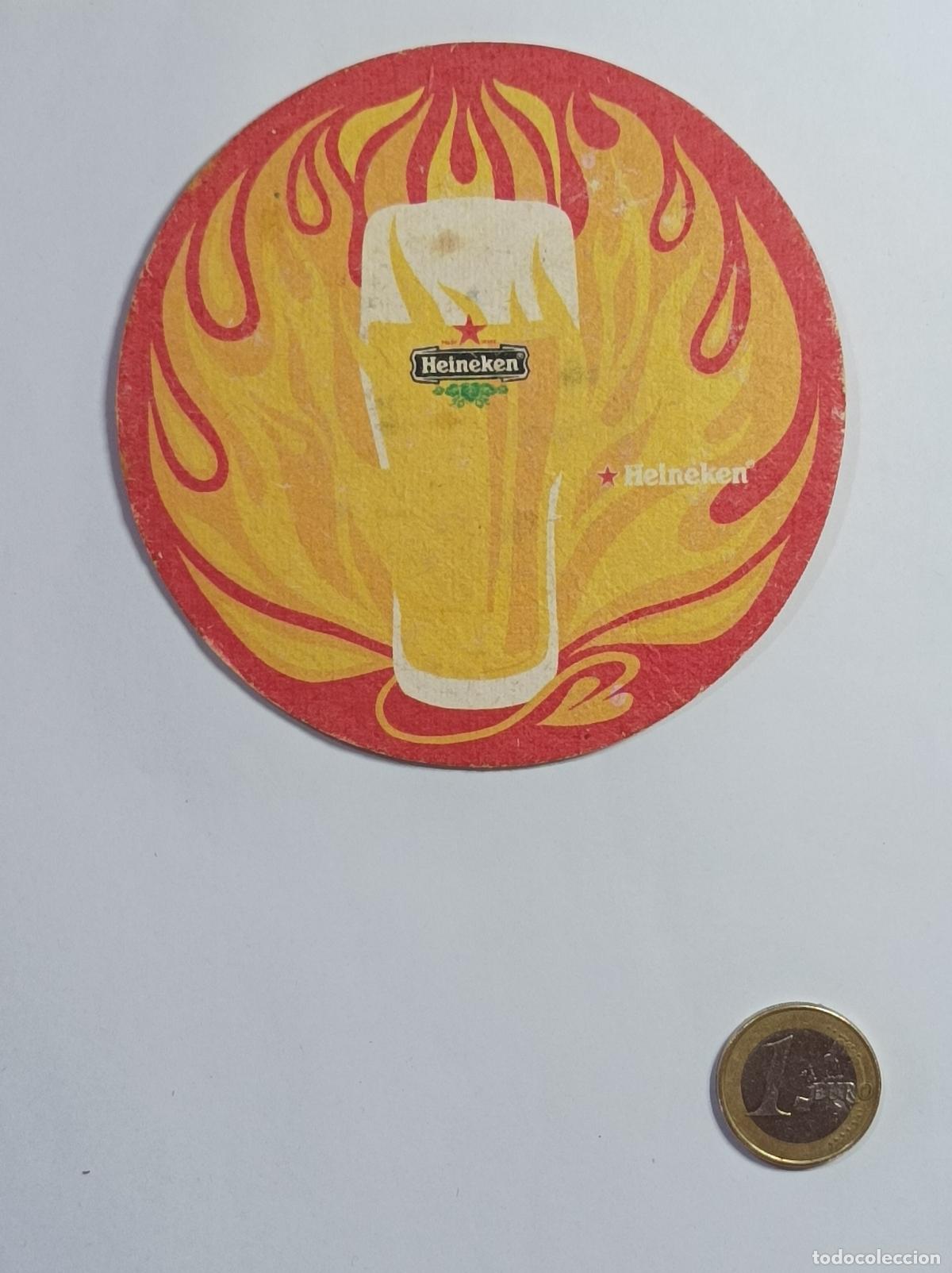 Vintage: HEINEKEN. POSAVASOS CERVEZA PUBLICIDAD.