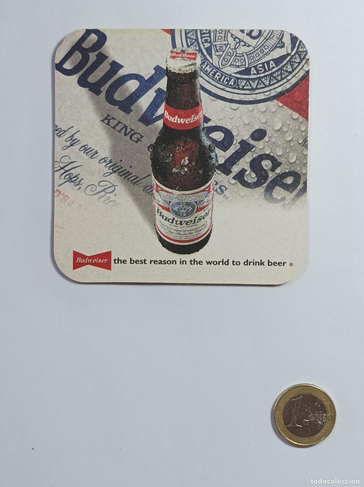 Vintage: BUDWEISER. POSAVASOS CERVEZA PUBLICIDAD.