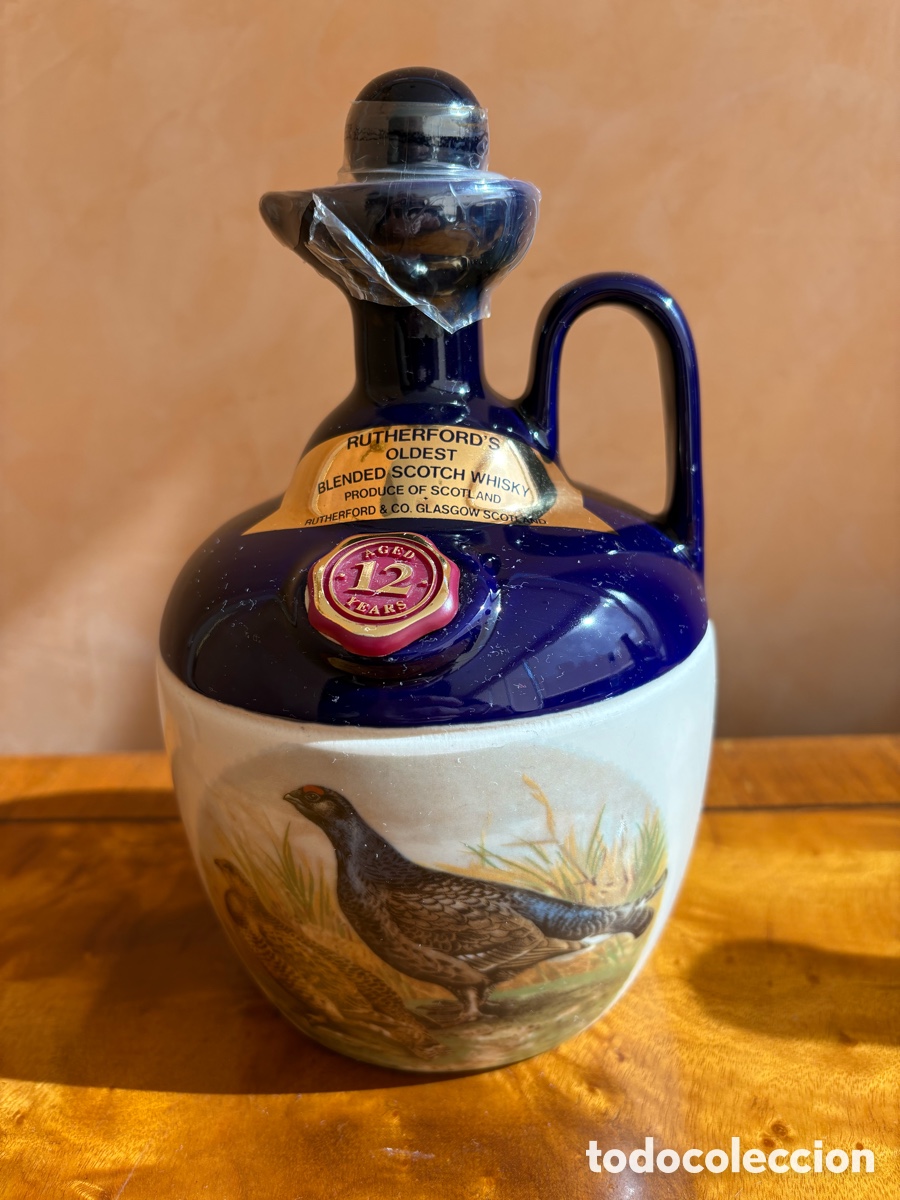 Vintage: Garrafa de Whisky a&ntilde;o 1970 vac&iacute;a