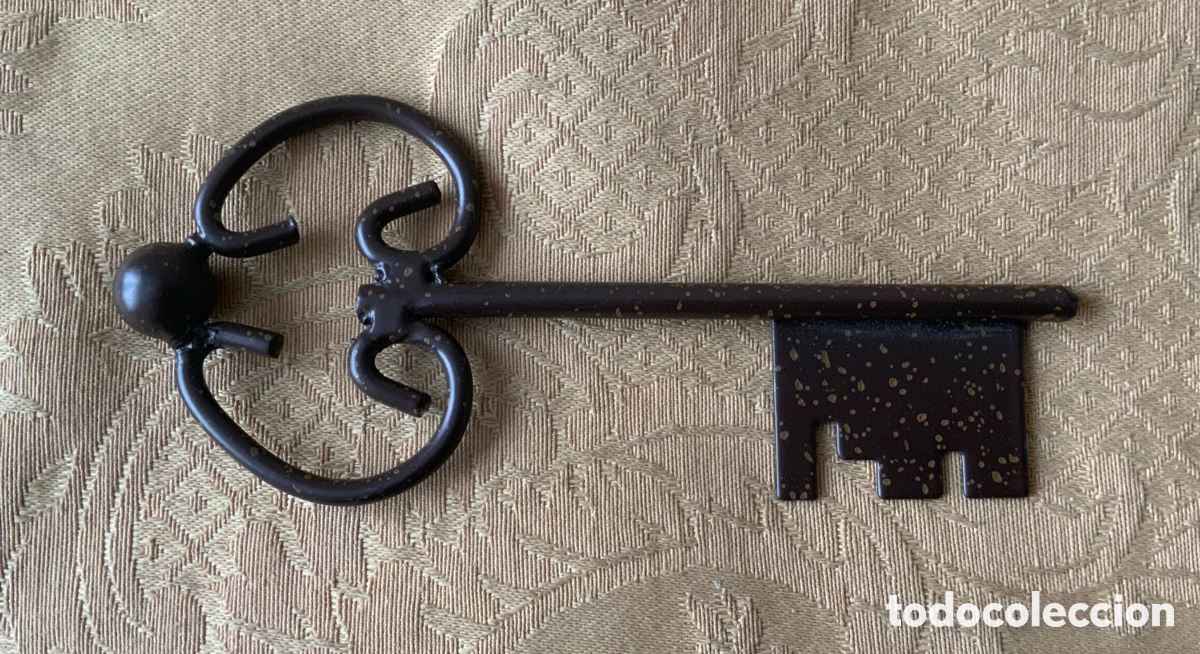Vintage: LLAVE DE FORJA PARA DECORACION - Foto 3