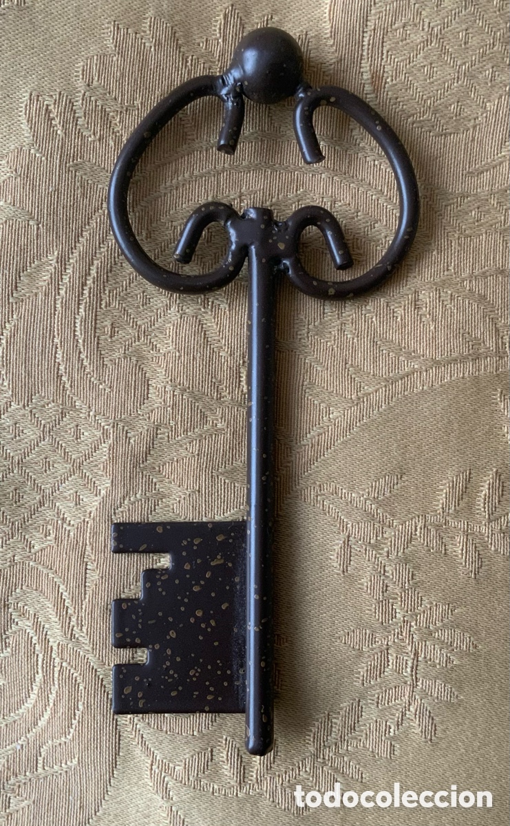 Vintage: LLAVE DE FORJA PARA DECORACION - Foto 4