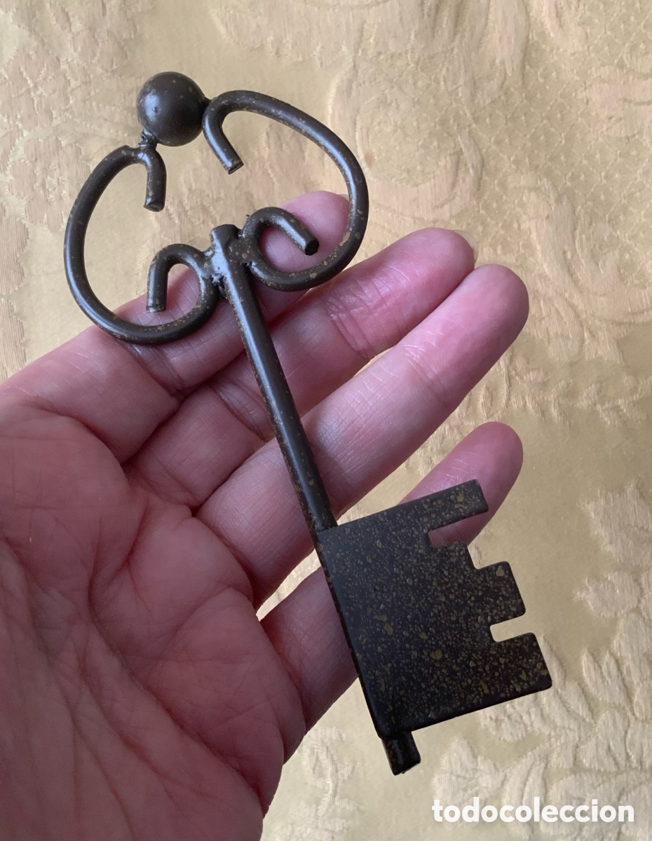 Vintage: LLAVE DE FORJA PARA DECORACION - Foto 5