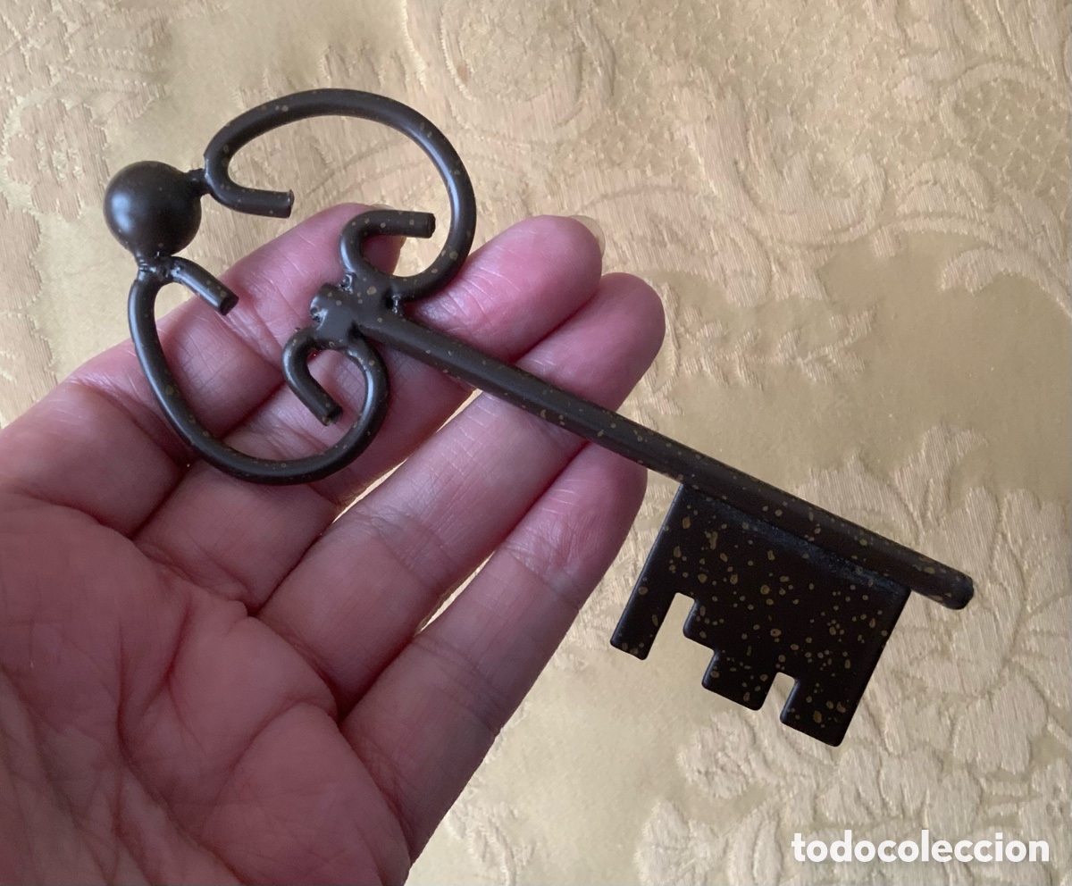 Vintage: LLAVE DE FORJA PARA DECORACION - Foto 6