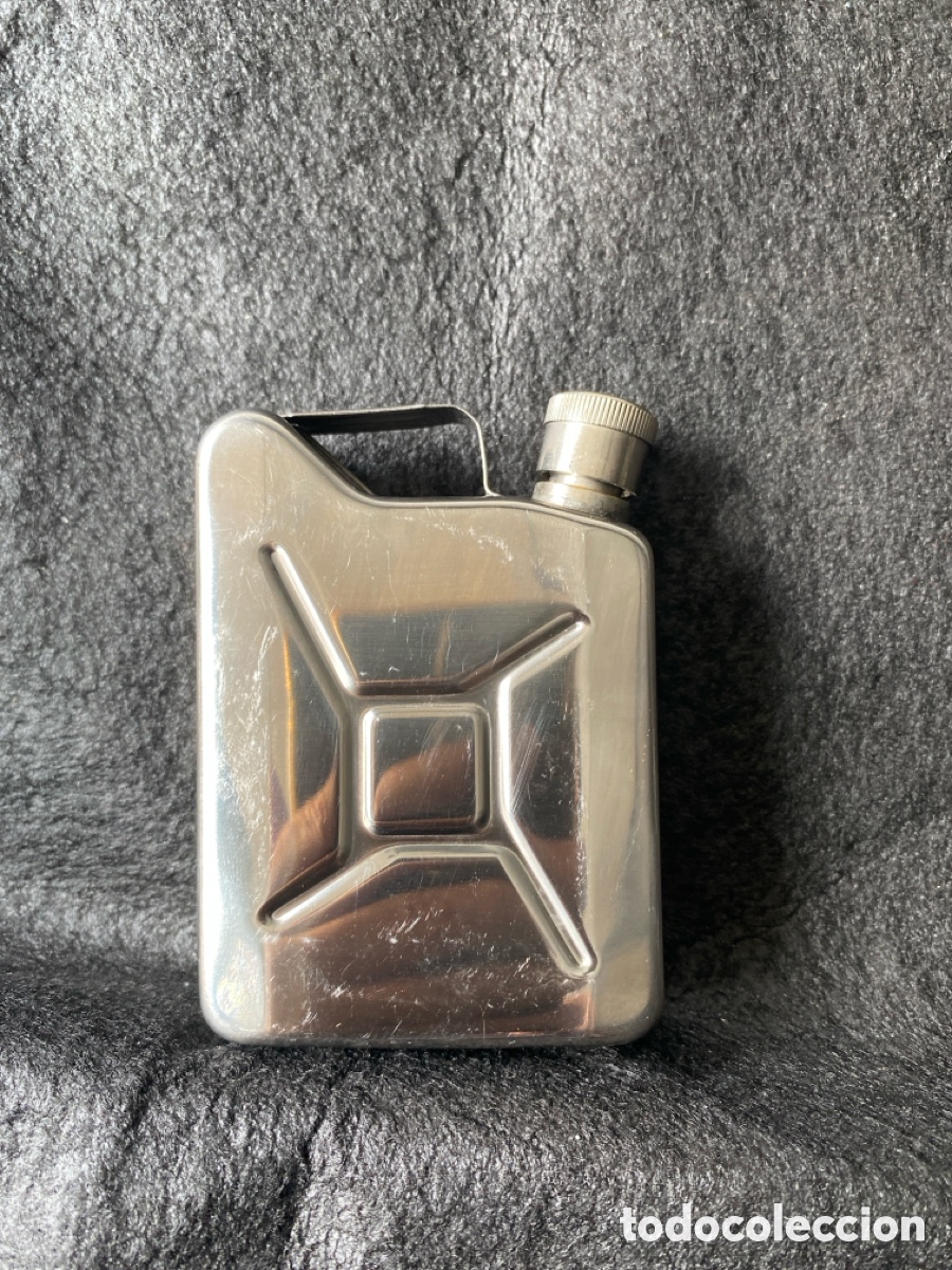 Vintage: Petaca de acero vintage