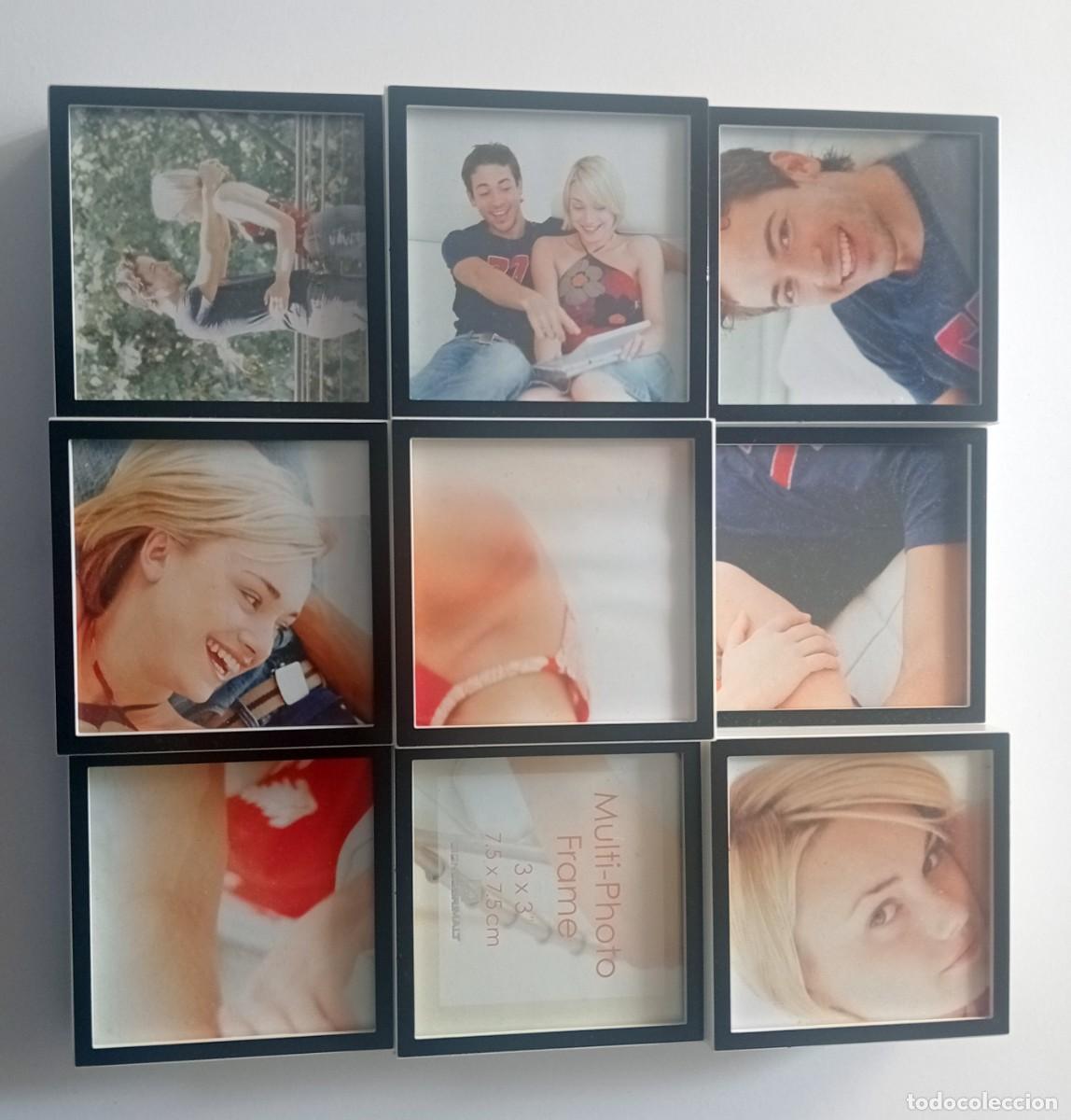 Vintage: CUADRO PORTAFOTOS DE SOBREMESA PARA 9 FRAMES