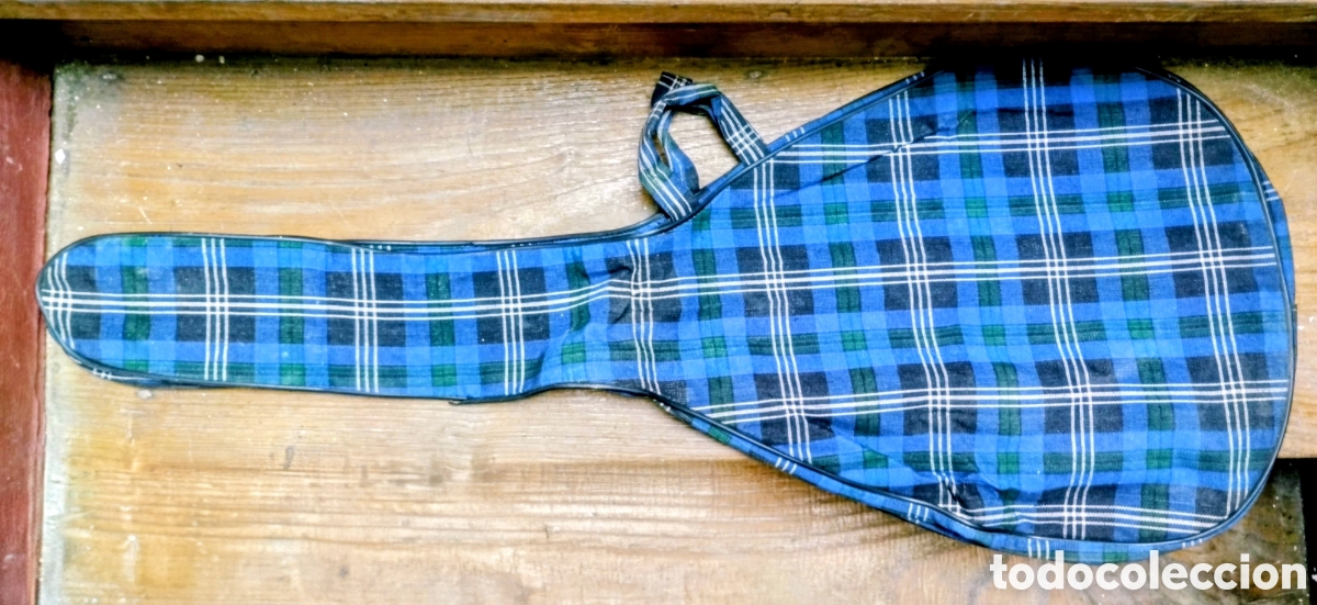 Vintage: FUNDA VINTAGE para LAUD de 86 x 36 cms EST&Aacute; completamente NUEVA SIN ESTRENAR ver fotos