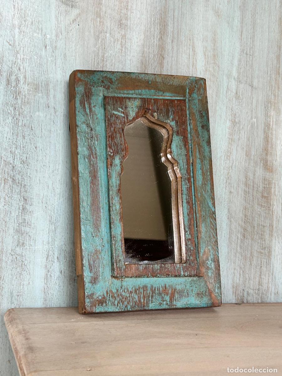 Vintage: Antiguo espejito de India