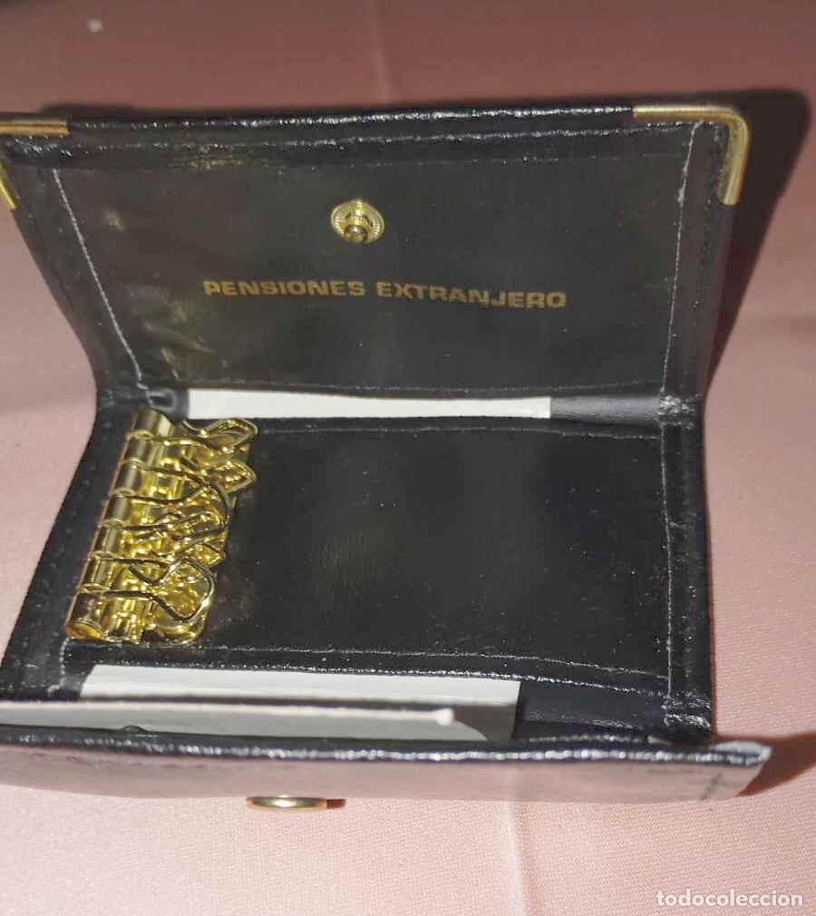 Vintage: Llavero sin usar, imitaci&oacute;n piel