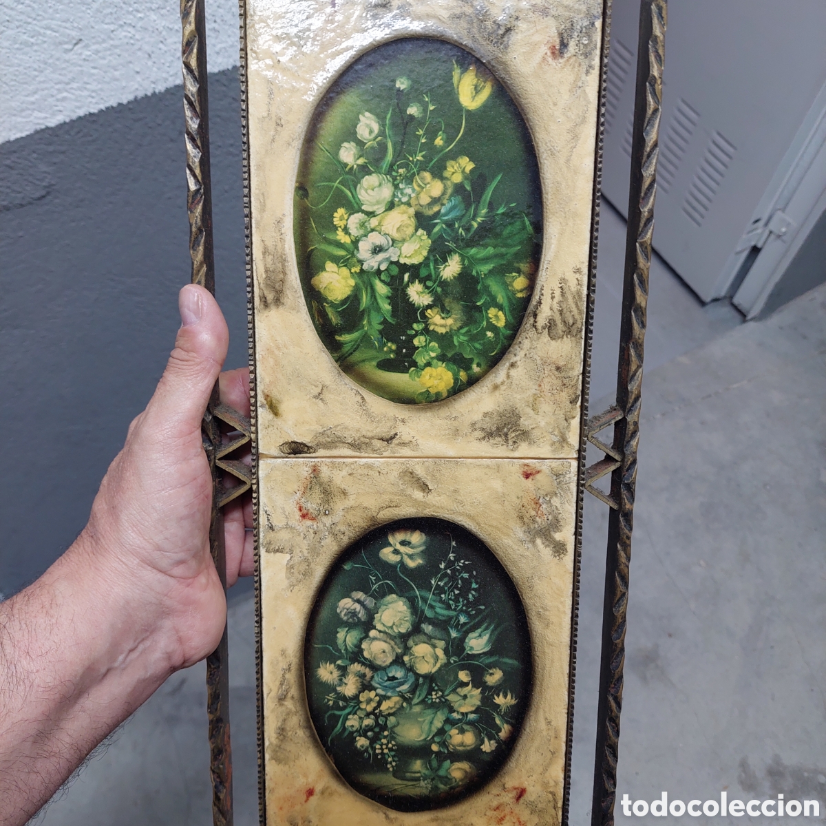 Vintage: Cuadro de bronce antiguo. - Foto 6
