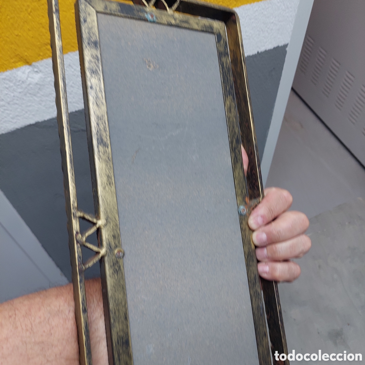 Vintage: Cuadro de bronce antiguo. - Foto 7