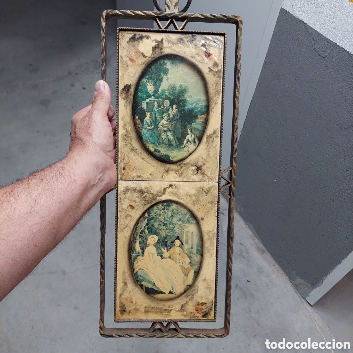 Vintage: Cuadro bronce antiguo. - Foto 2