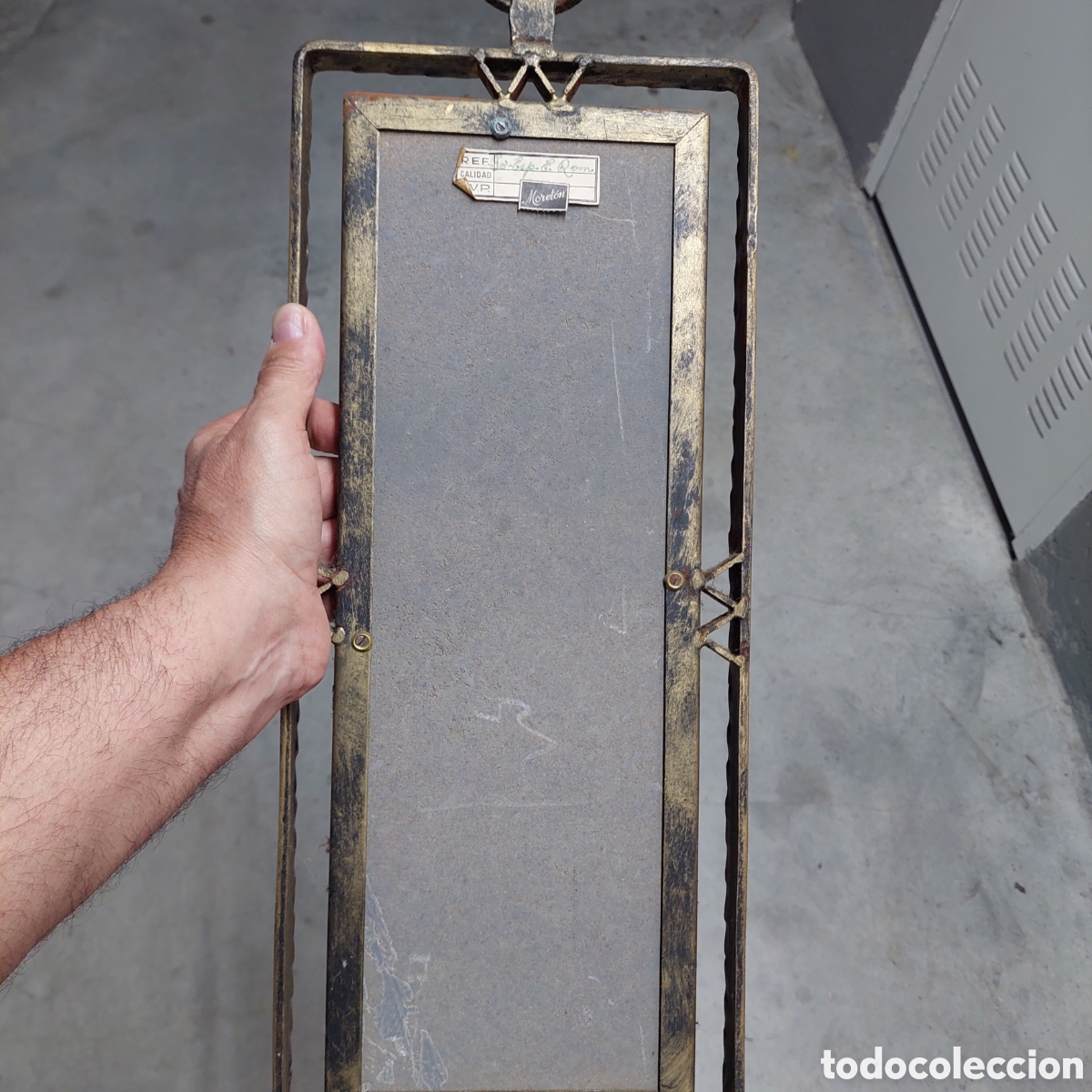 Vintage: Cuadro bronce antiguo. - Foto 5