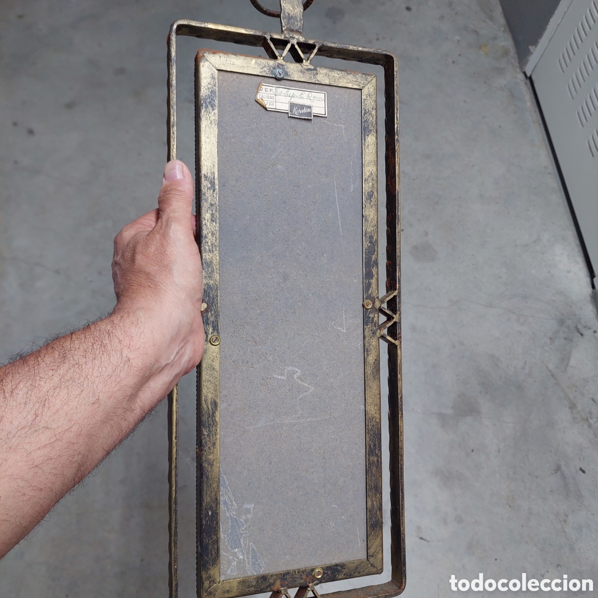 Vintage: Cuadro bronce antiguo. - Foto 6