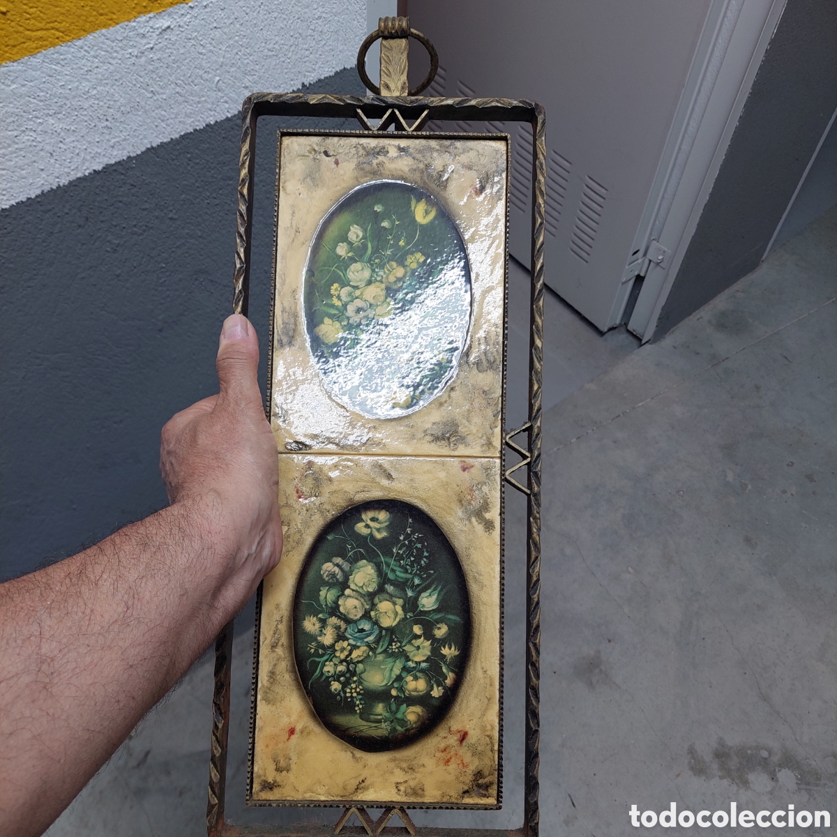 Vintage: Cuadro bronce antiguo. - Foto 1
