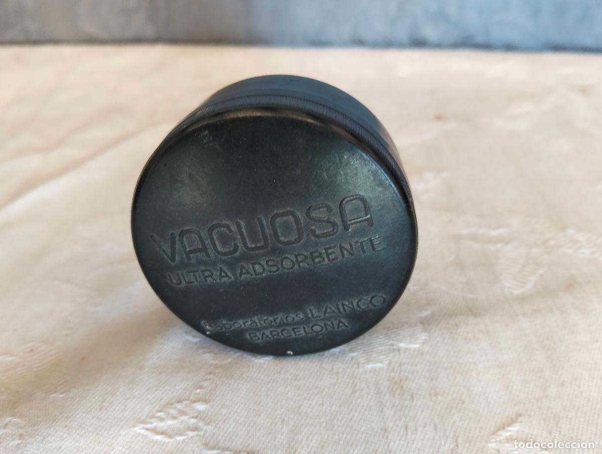 Vintage: Caja cajita circular medicina negra Vacuosa Ultra Absorbente Laboratorios Lainco vintage