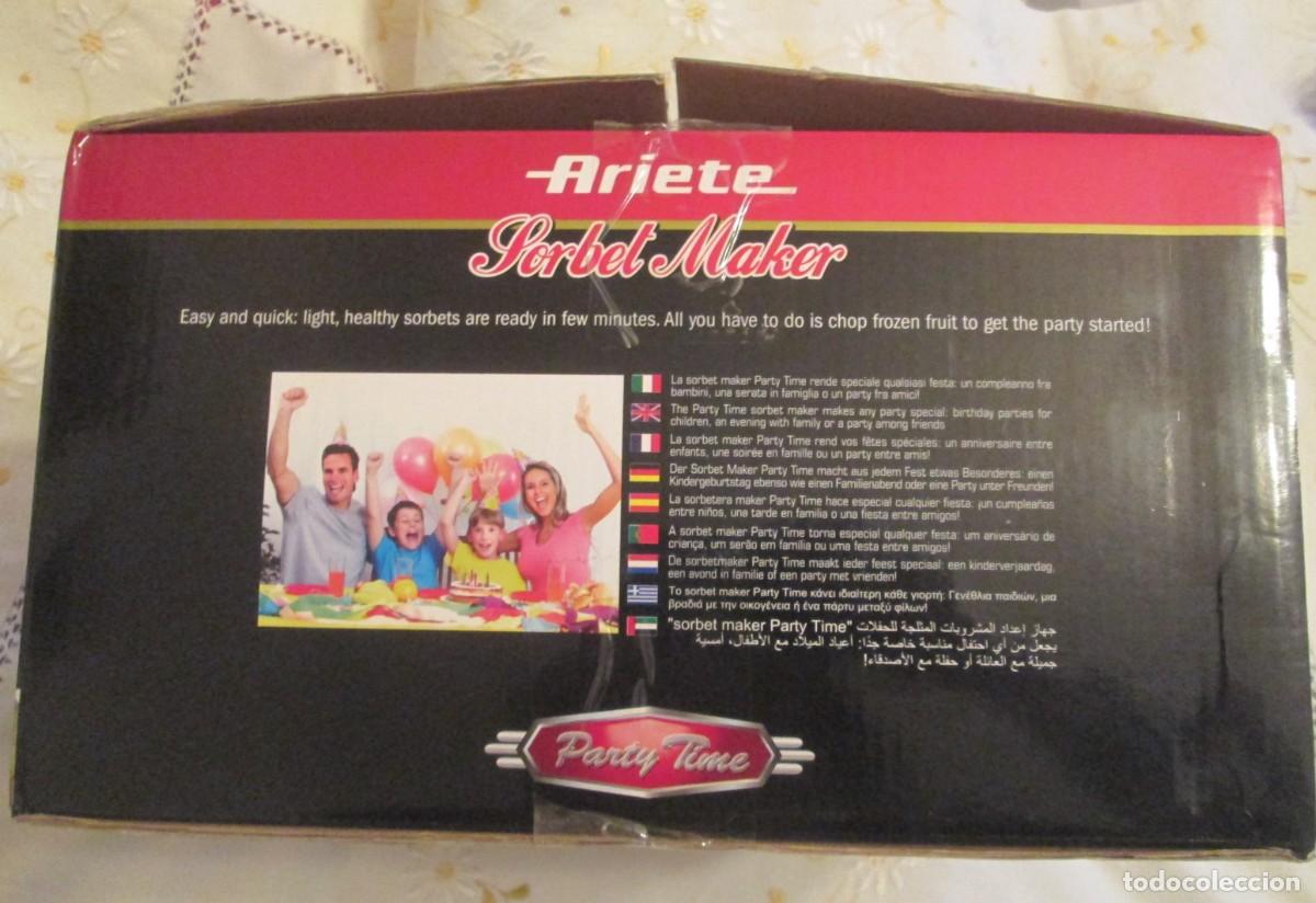 Vintage: Sorbetera: Ariete, Sorbet Maker Party Time - Foto 4