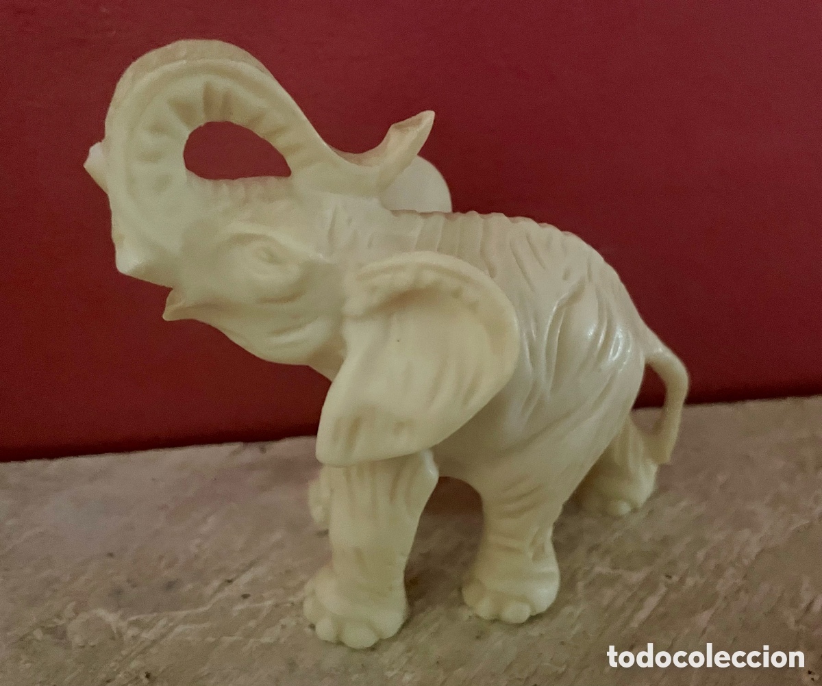 Vintage: Elefante color marfil
