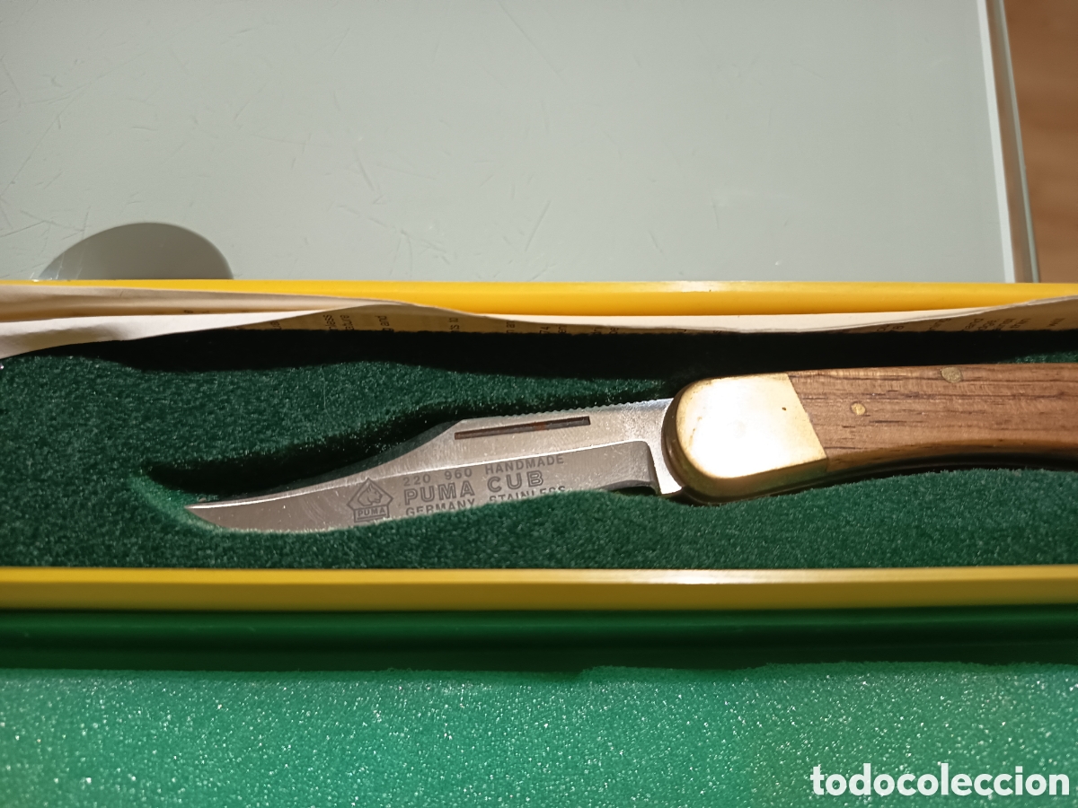 Vintage: Navaja antigua puma cub