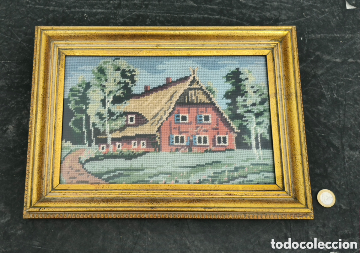 Vintage: Bordado Petit Point Belga