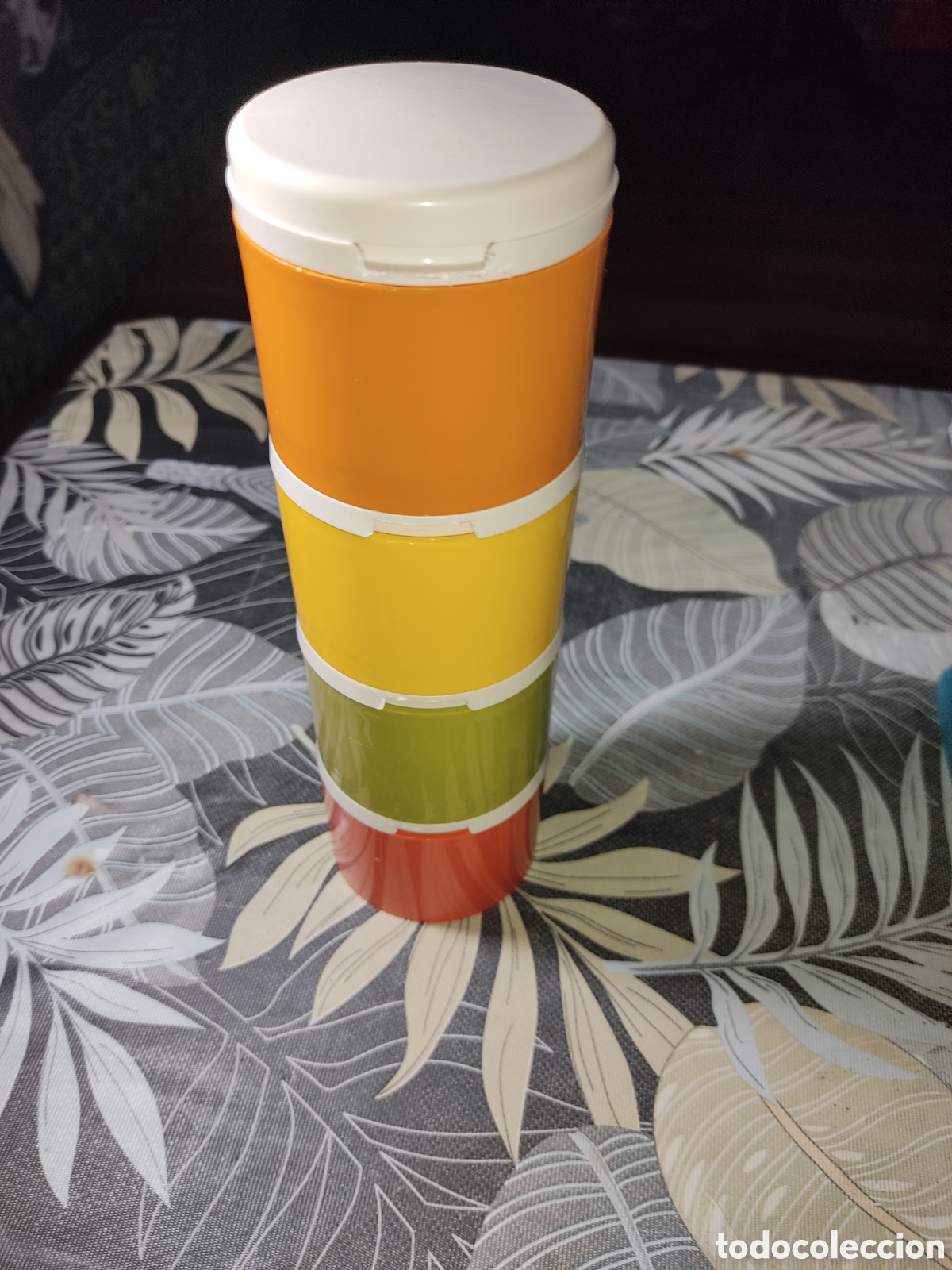 Vintage: Juego de especieros Tupperware modular,original a&ntilde;os 70.