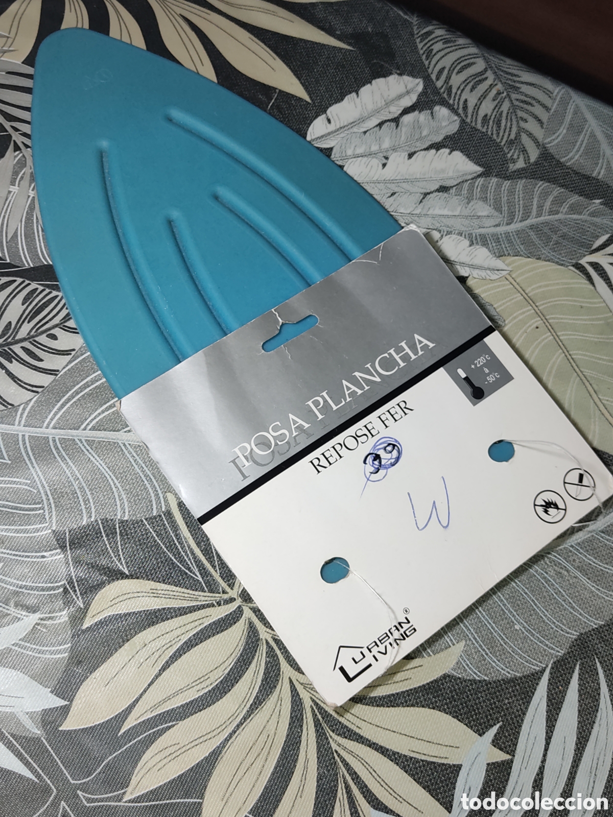 Vintage: Posa plancha de goma grande & original Vintage.