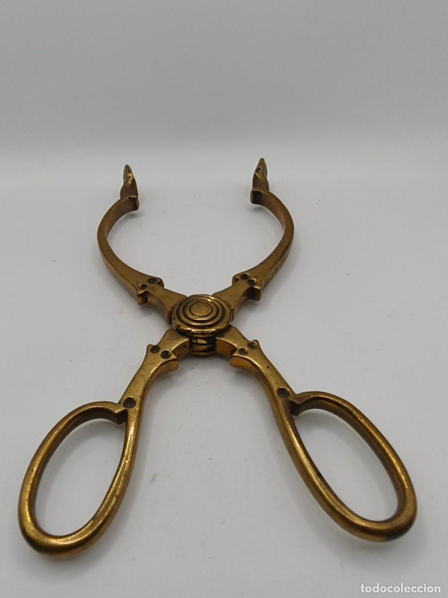 Vintage: Pinzas de laton macizo,332gm, y 25cm,las fotografias son parte de la descripcion.