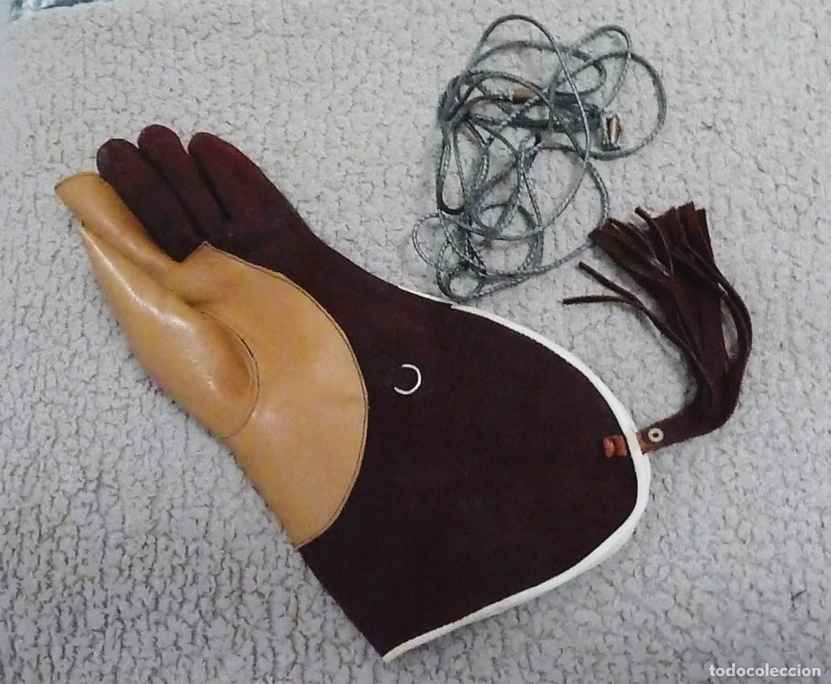 Vintage: Guante de piel Cetrer&iacute;a