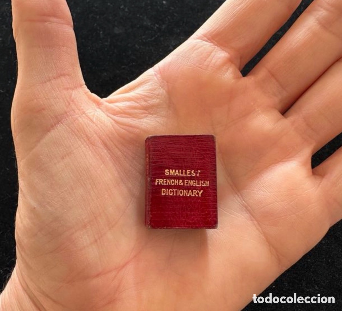 Vintage: Diccionario Franc&eacute;s-Ingl&eacute;s Mas Peque&ntilde;o del Mundo ed. David Bryce & Son, Glasgow