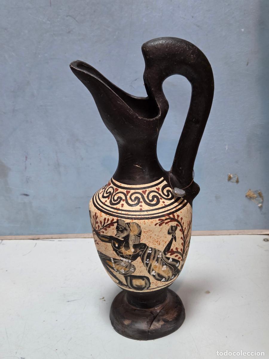 Vintage: jarron de terracota restaurado