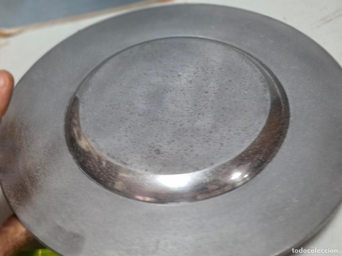 Vintage: plato de calamina y hueso - Foto 3
