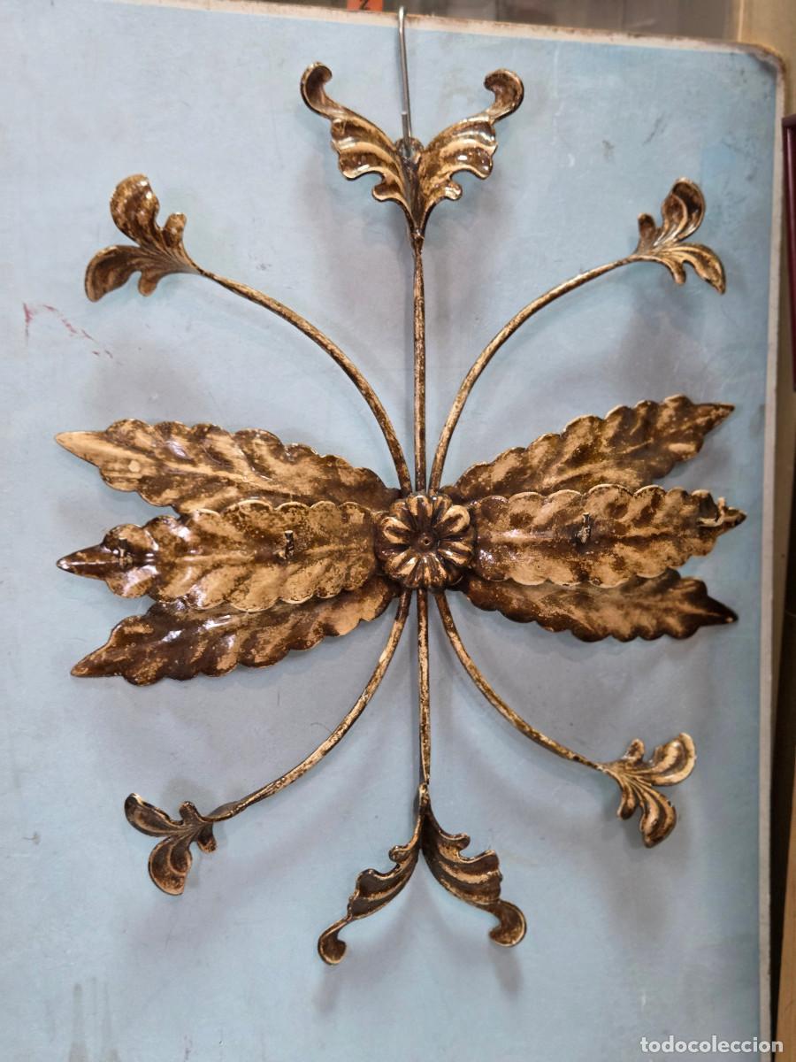 Vintage: colgador de nhierro envejecido