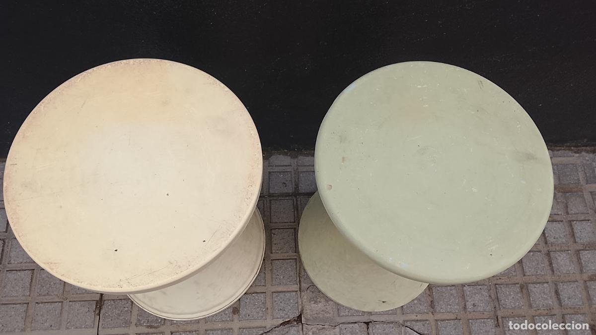 Vintage: Pareja de Taburetes Banquetas Tam Tam,. Desmontables. Pop Vintage. Genuino Original. A&ntilde;os 70.