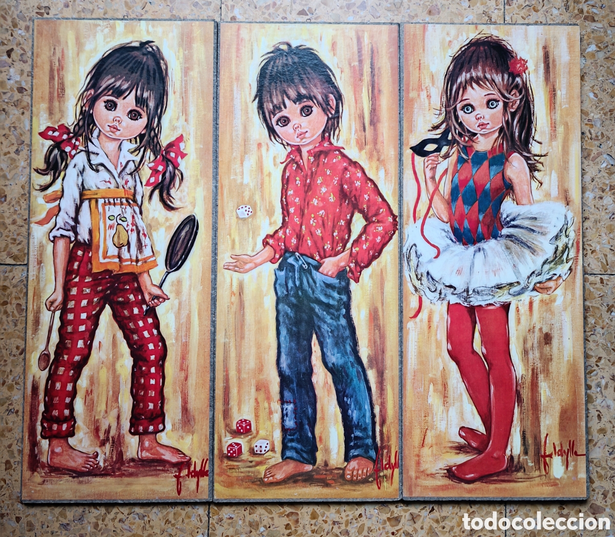 Vintage: Placas de pared Jolylle