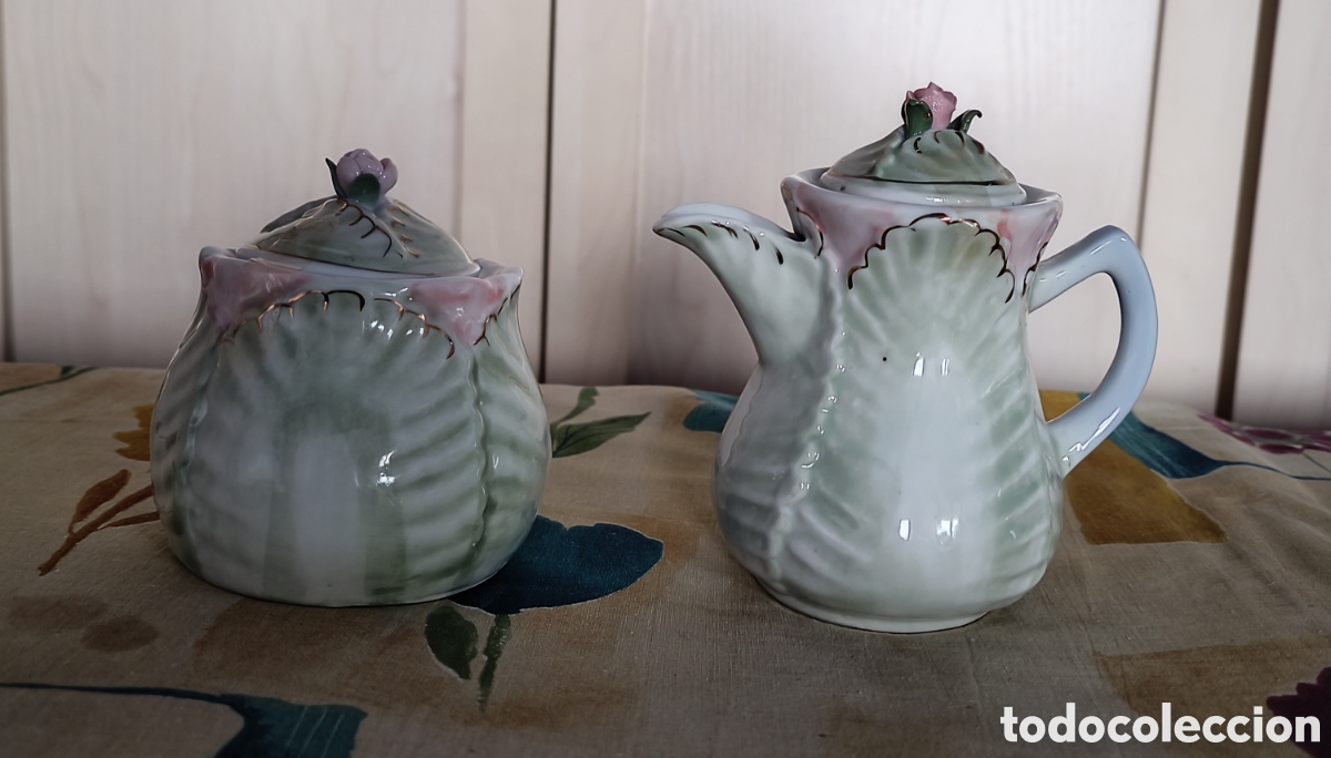 Vintage: Tetera y az&uacute;cadero vintage