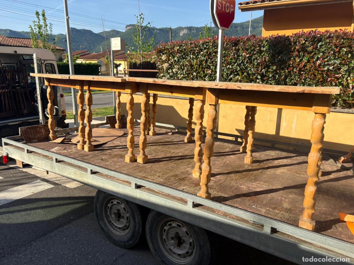 Vintage: lote de 6 mesas vintage madera de pino miquel cornellas