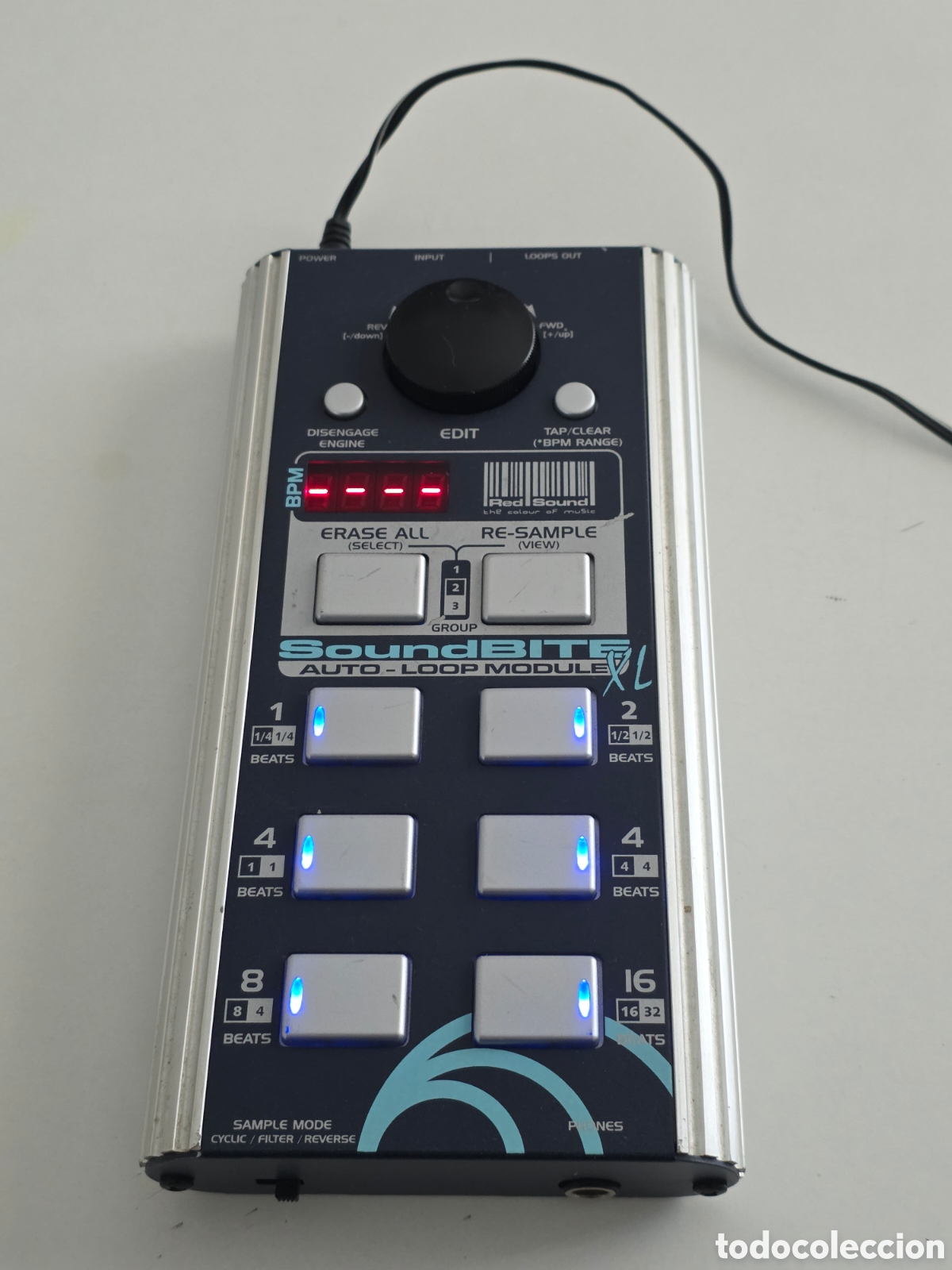 Vintage: red sound soundbite xl looper dj efectos audio