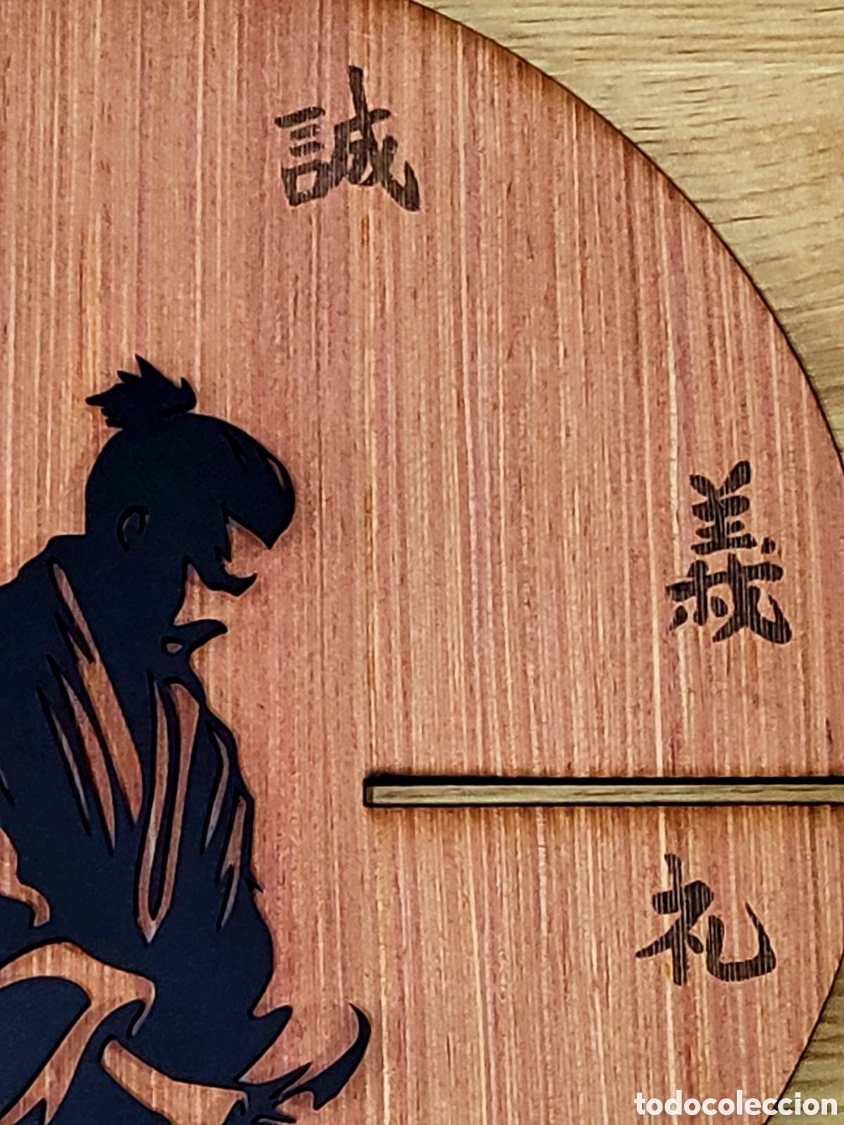 Vintage: Decoraci&oacute;n mural Samurai artesanal en madera - Foto 4