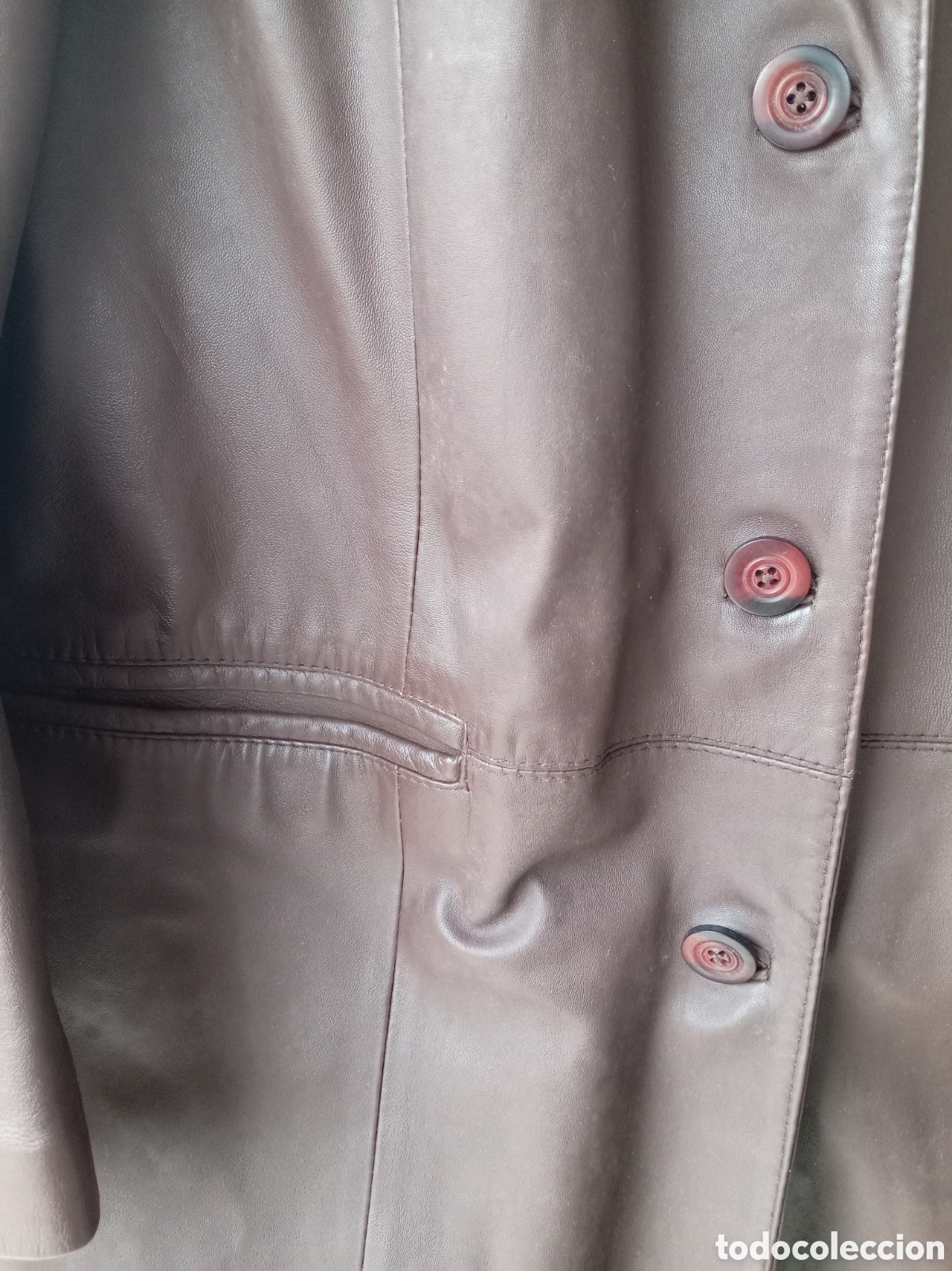 Vintage: Chaqueta piel mujer marca CB - Foto 5