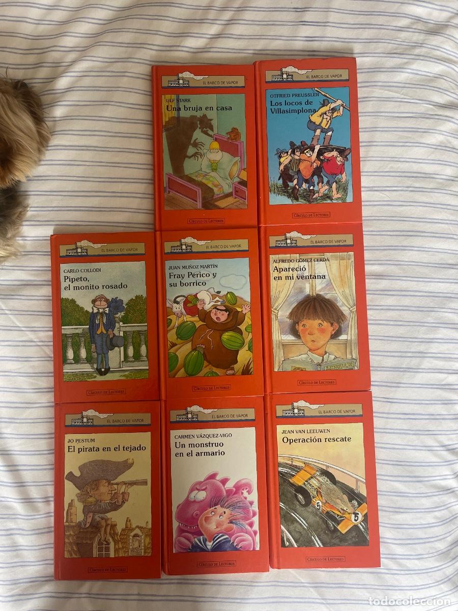 Vintage: Colecci&oacute;n barco de vapor serie naranja