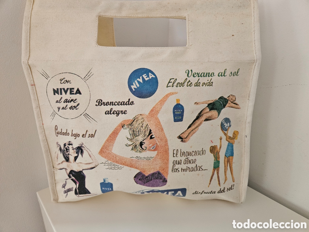 Vintage: Bolso vintage Nivea. Publicidad