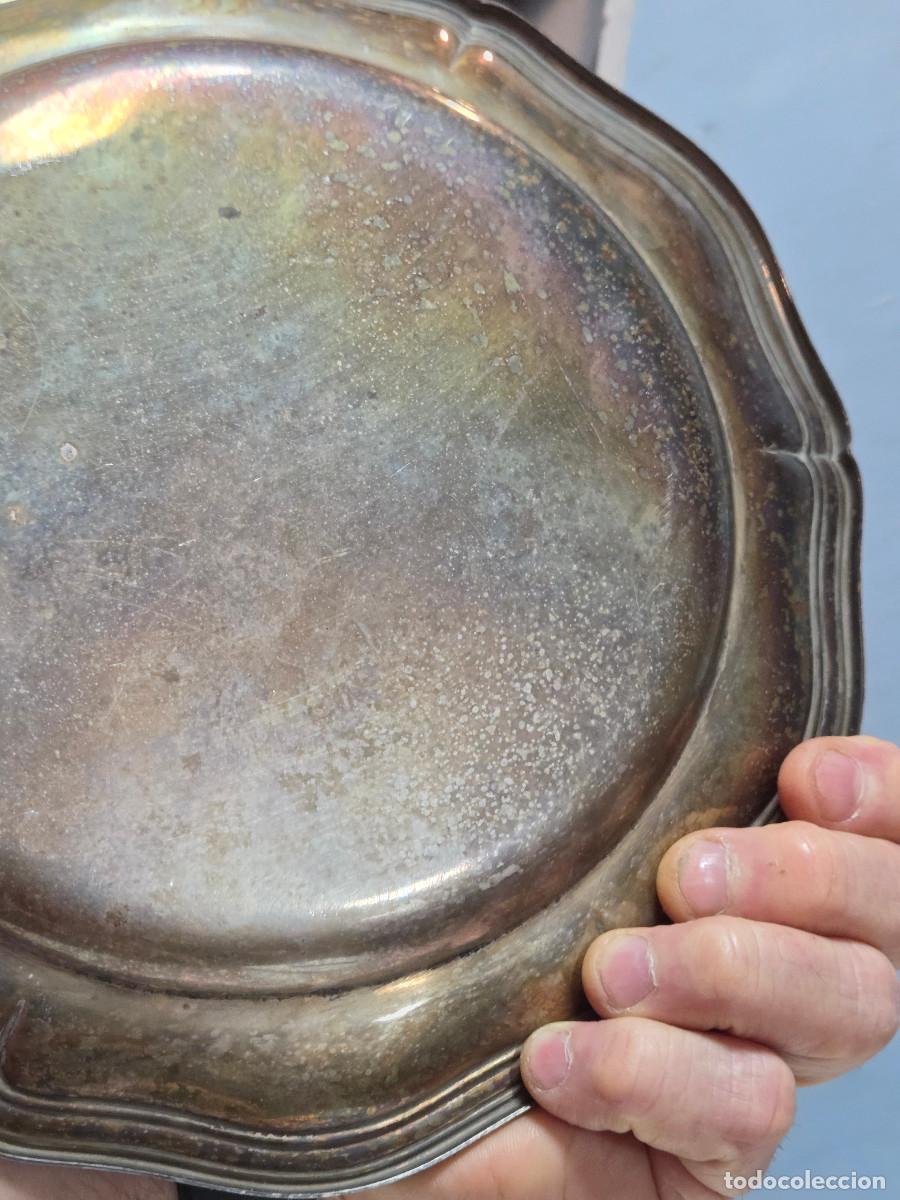 Vintage: plato de alpaca vintage - Foto 3