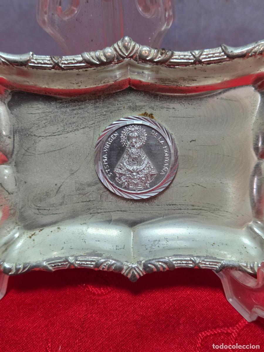 Vintage: bandeja decorativa de la vigen del rocio - Foto 2